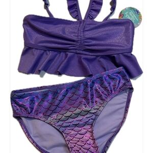 Purple Mermaid Kids Swim Set